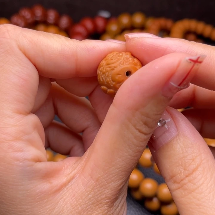 猴头核桃吊坠大圣单颗