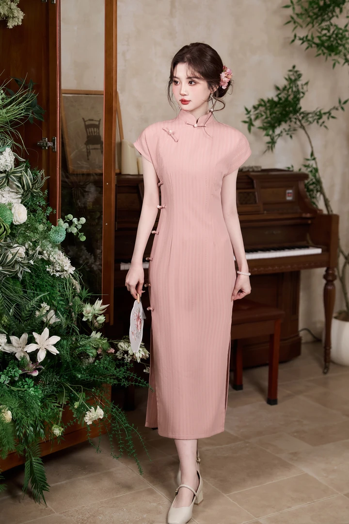 《雅归》2025春夏新款改良旗袍显瘦气质夏季中式日常气质夏季复古