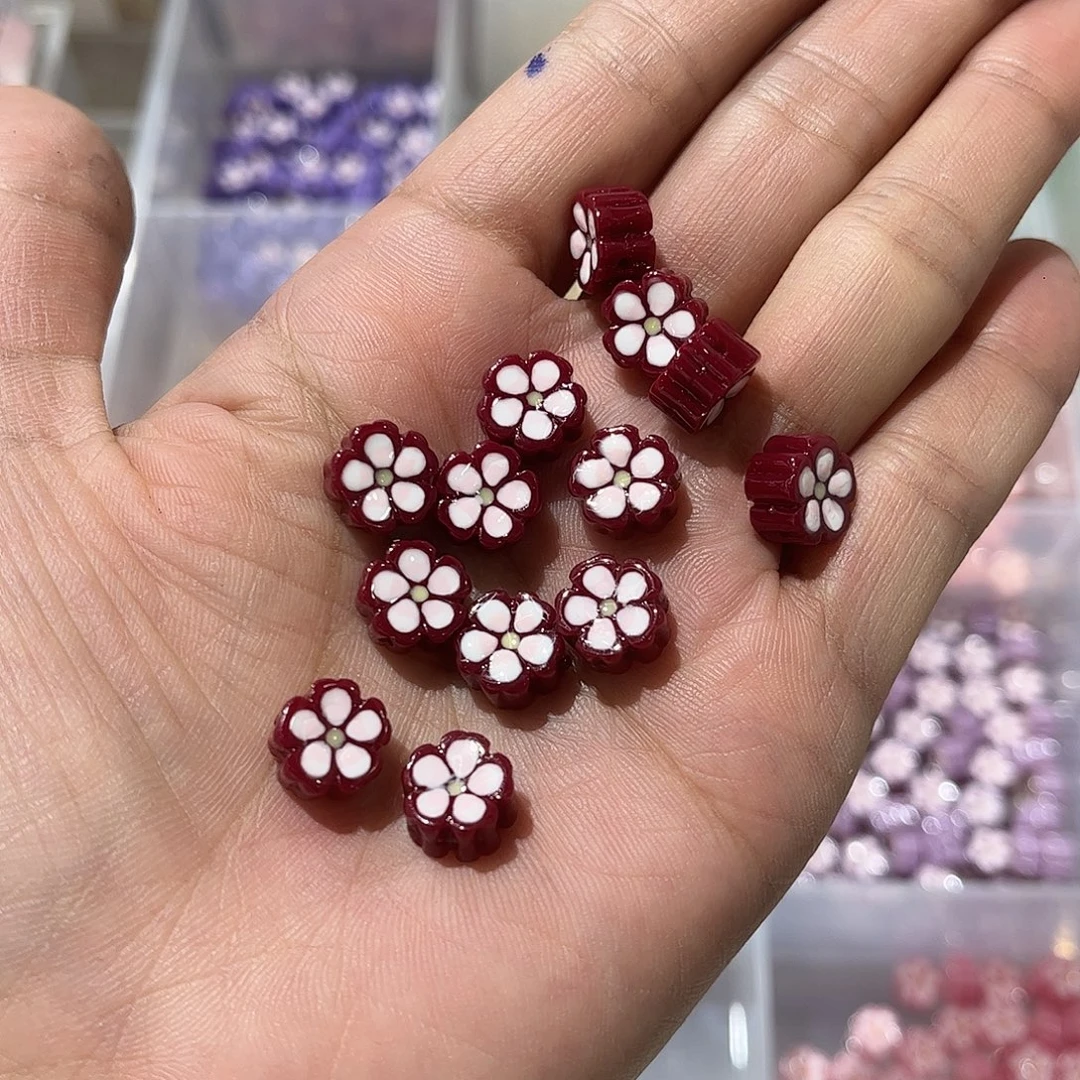 韩国胶小花花5个装