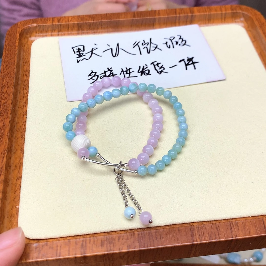 针钠钙石（海纹石）颈饰未镶嵌