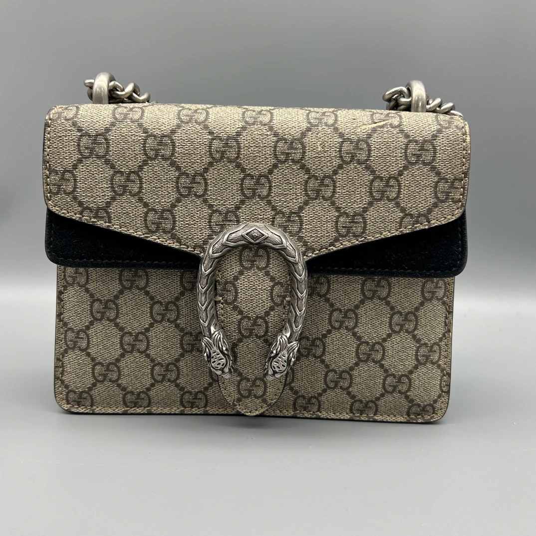 95新 GUCCI/古驰 Gucci古驰酒神小号老花包11084