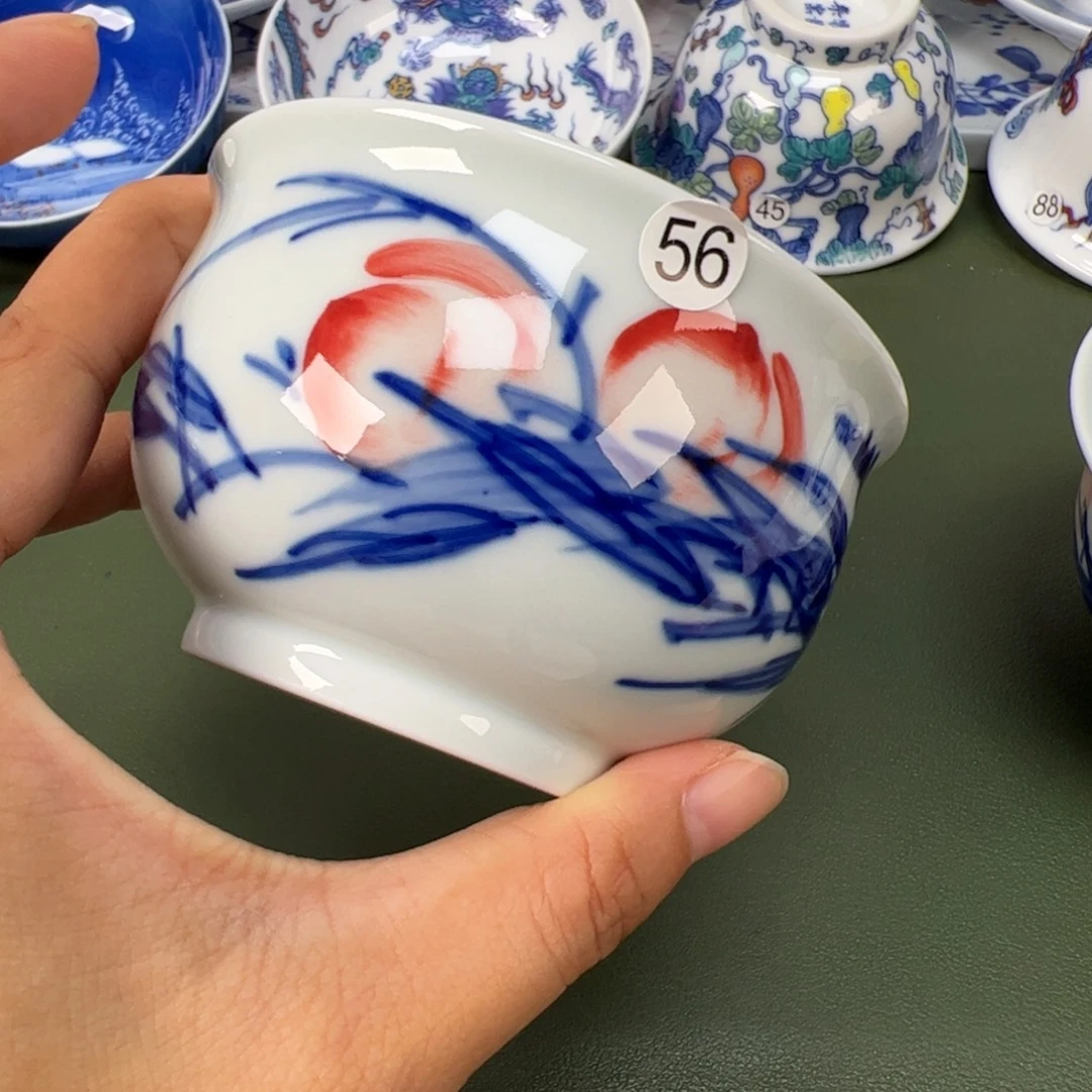 景德镇纯手工纯手绘茶具木木56