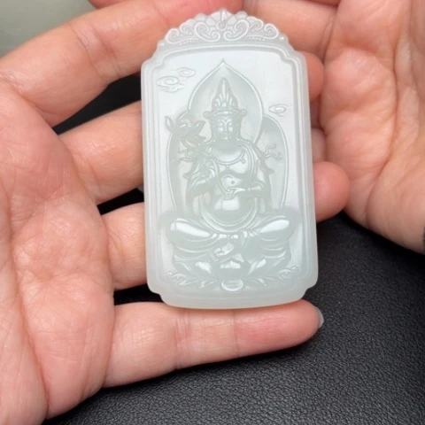 和田玉挂件未镶嵌老*