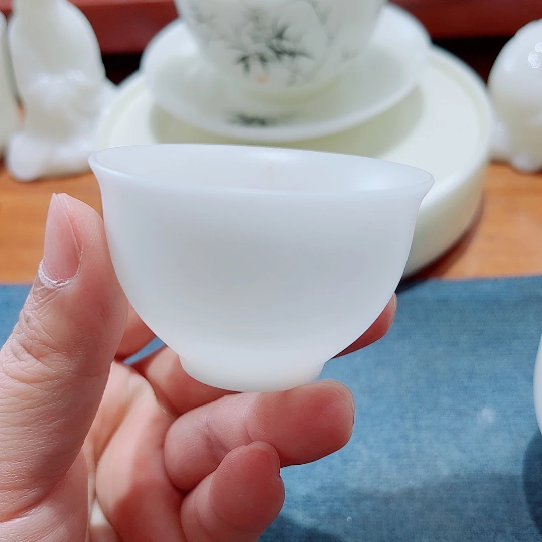 陶瓷素烧璞玉6个50ccccc