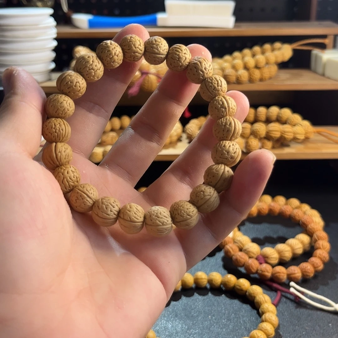 桃核吊坠野生宽脐13mm