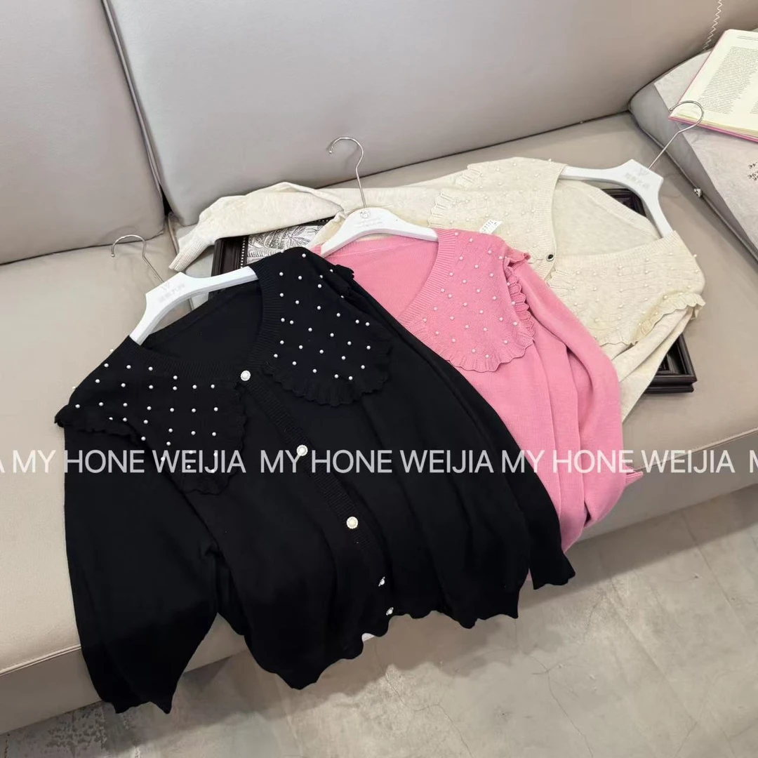 【WJ】 春款 崔 3061  三色针织 上衣 （均码）