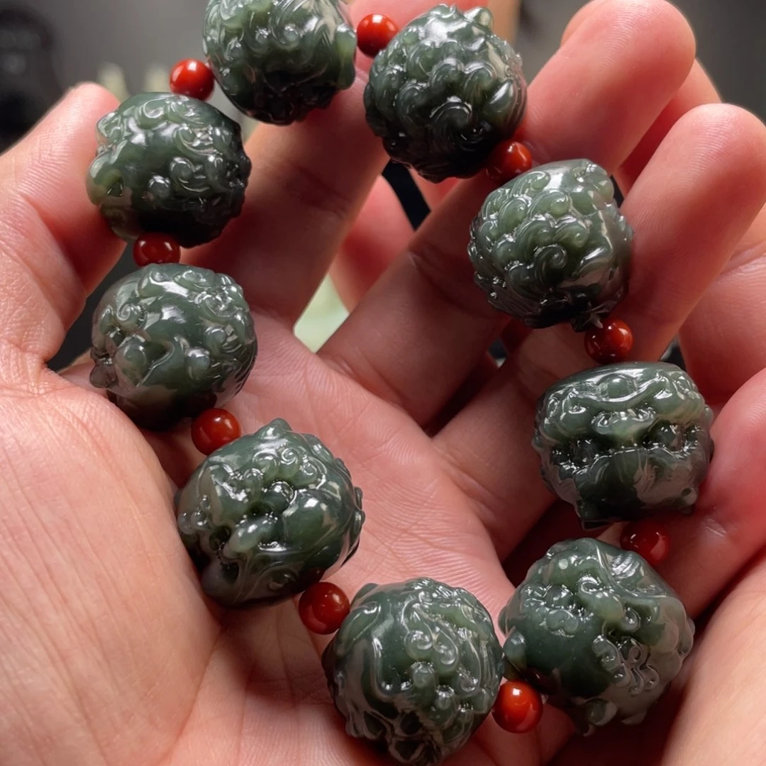 未镶嵌和田玉把件和田玉手串未镶嵌