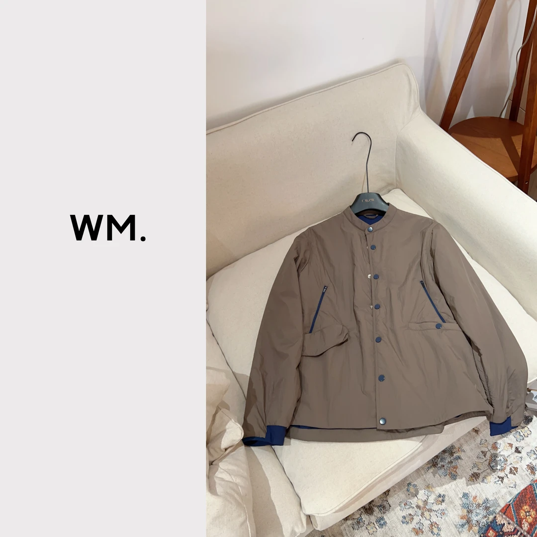 CMZW*军绿袄子*极简立裁显瘦腔调工装棉袄JS-M-25100702