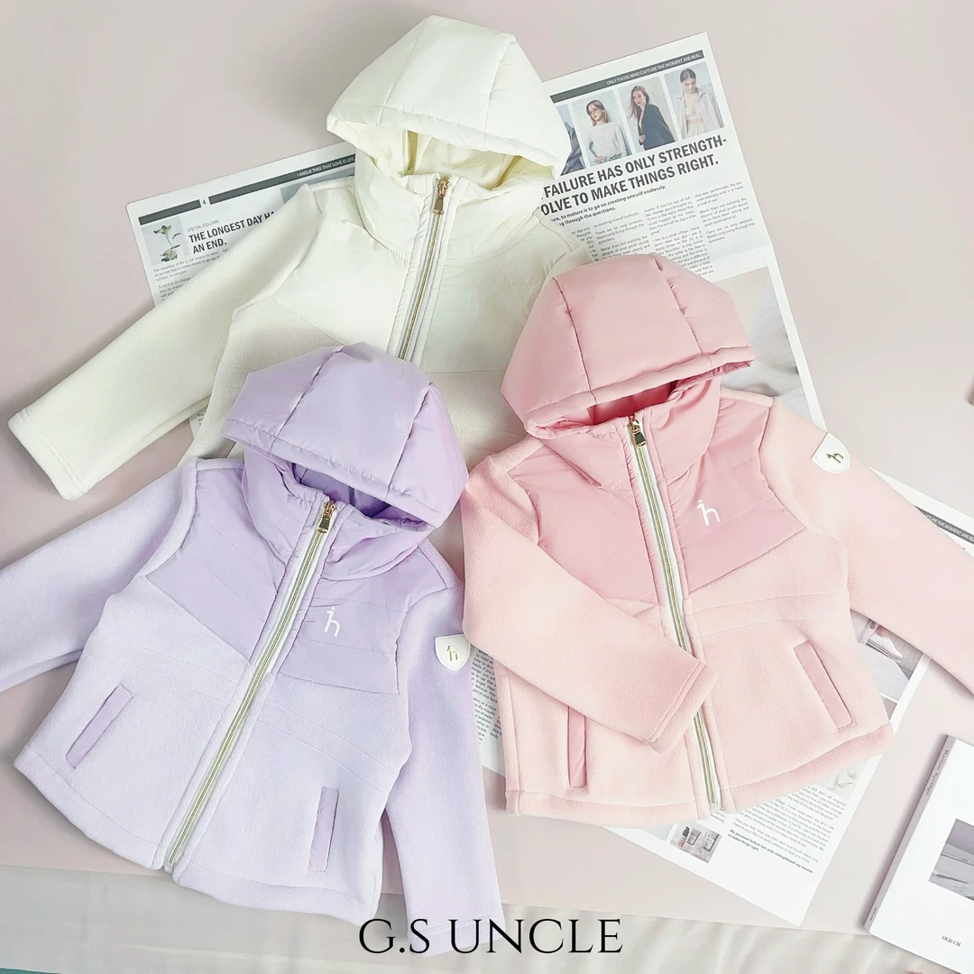 【】B277童装时髦百搭外套儿童秋冬季新品2025女宝