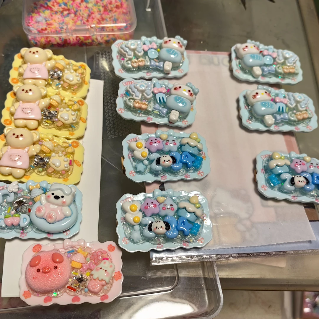 【对对碰】奶油胶发夹