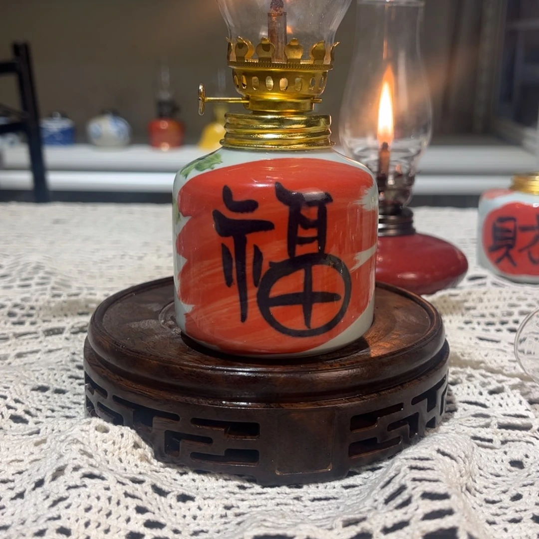 摆件景德镇陶瓷香薰灯