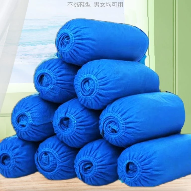 一次性无纺布鞋套加厚耐磨防水防滑家用室内机房学生专用
