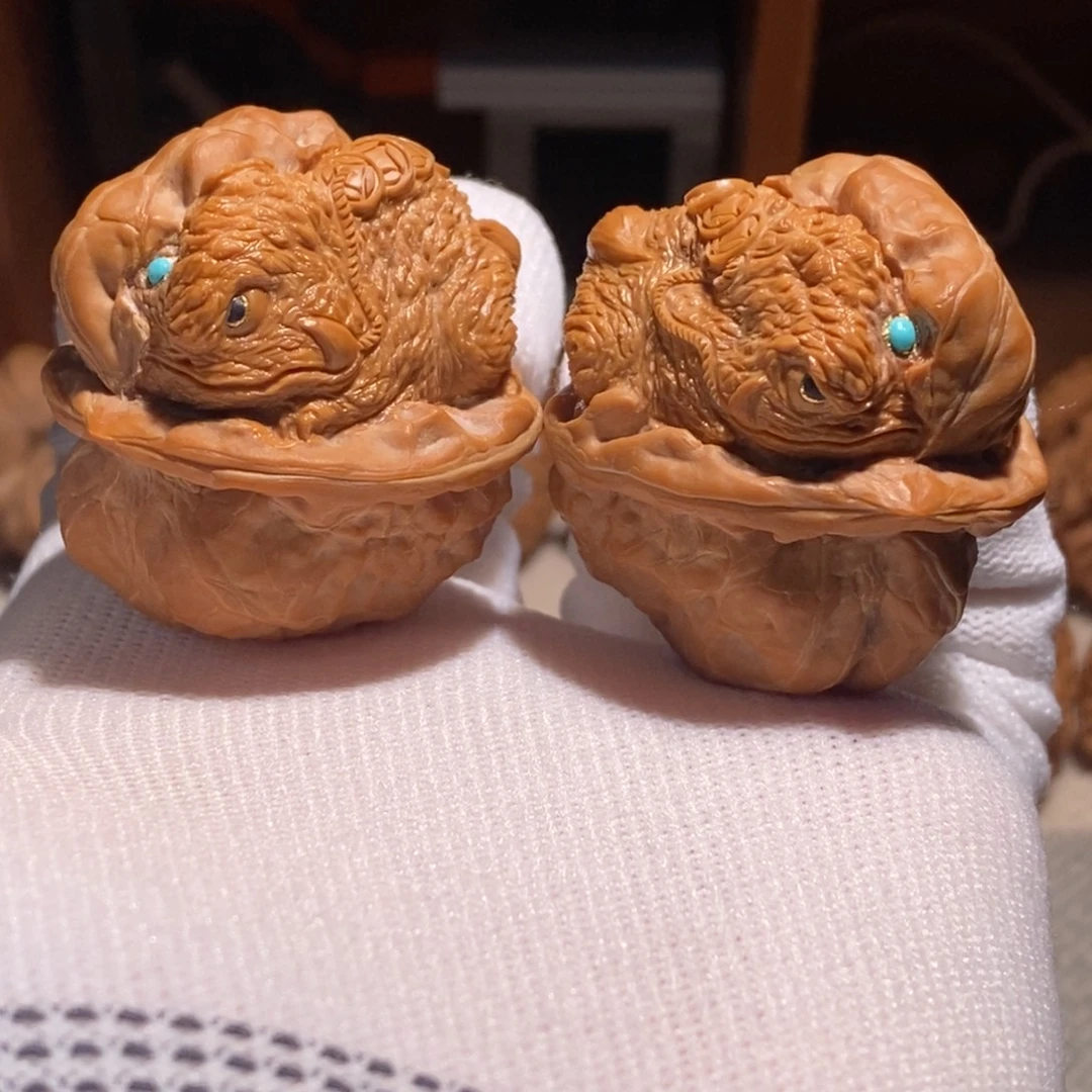 把件文玩核桃半步化龙