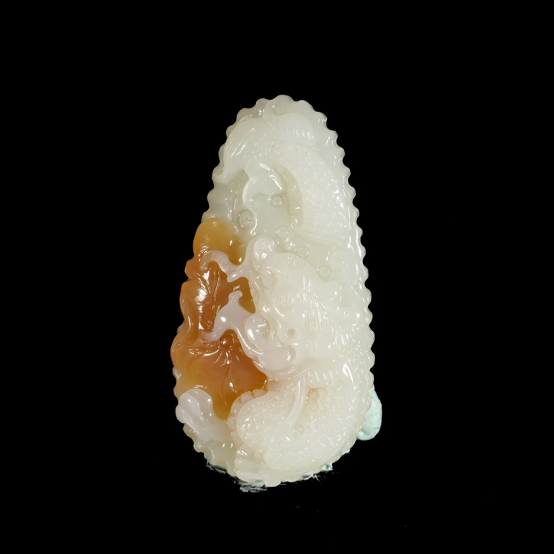 LOT.020和田玉龙纹佩/X4067