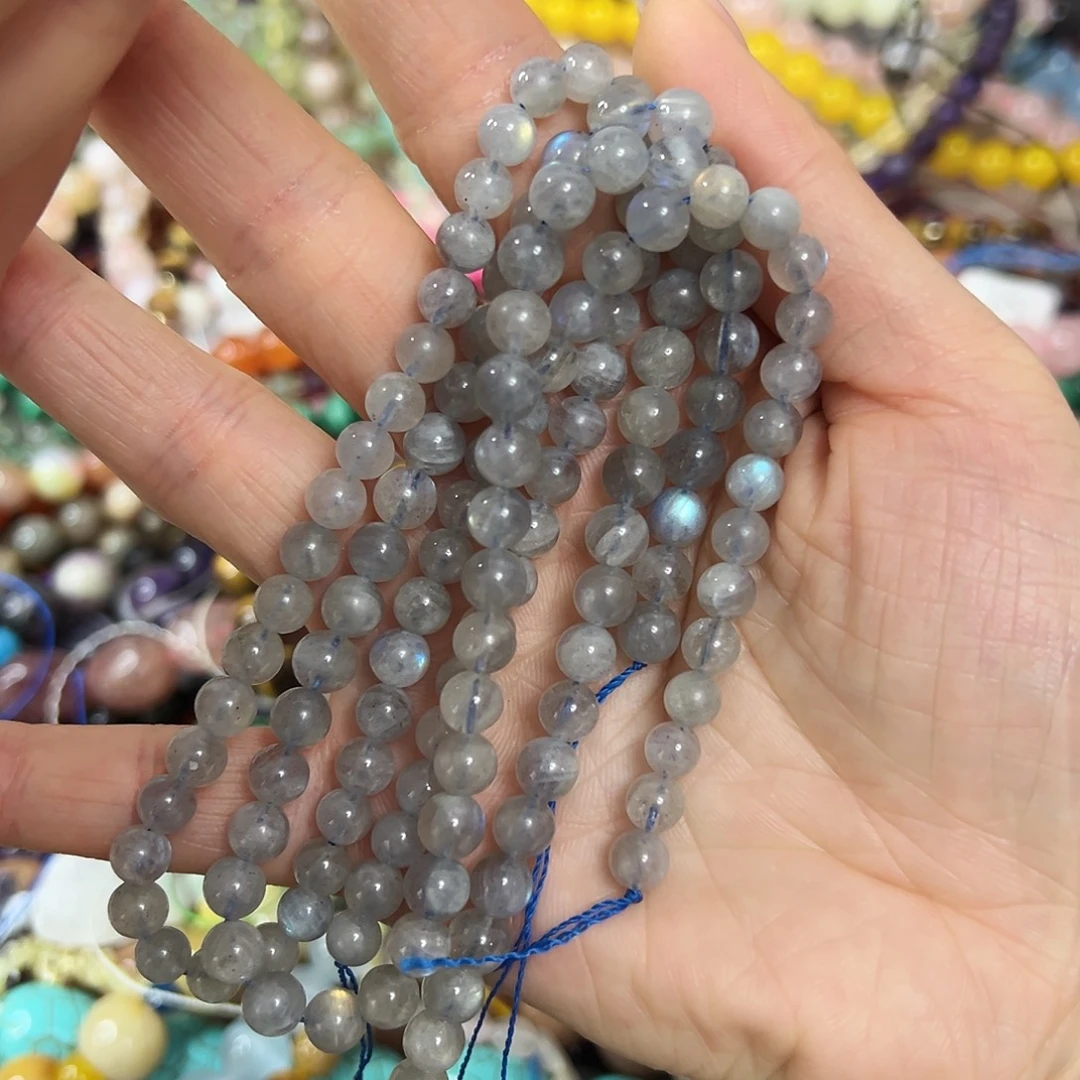 玛瑙/玉髓合金珠宝半成品 卡6➕灰月光一条