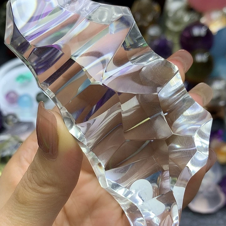应***住未镶嵌水晶珠宝半成品