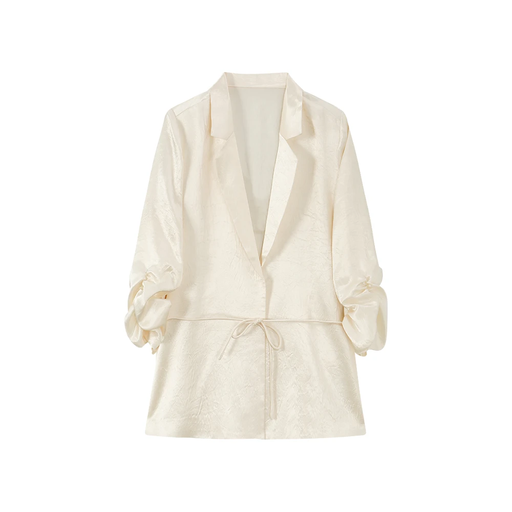 夏季时尚气质高级感V领百搭西装外套53839359