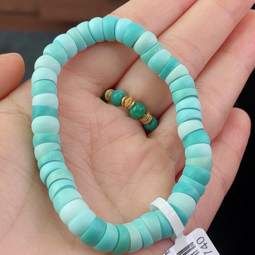 未镶嵌绿松石珠宝半成品