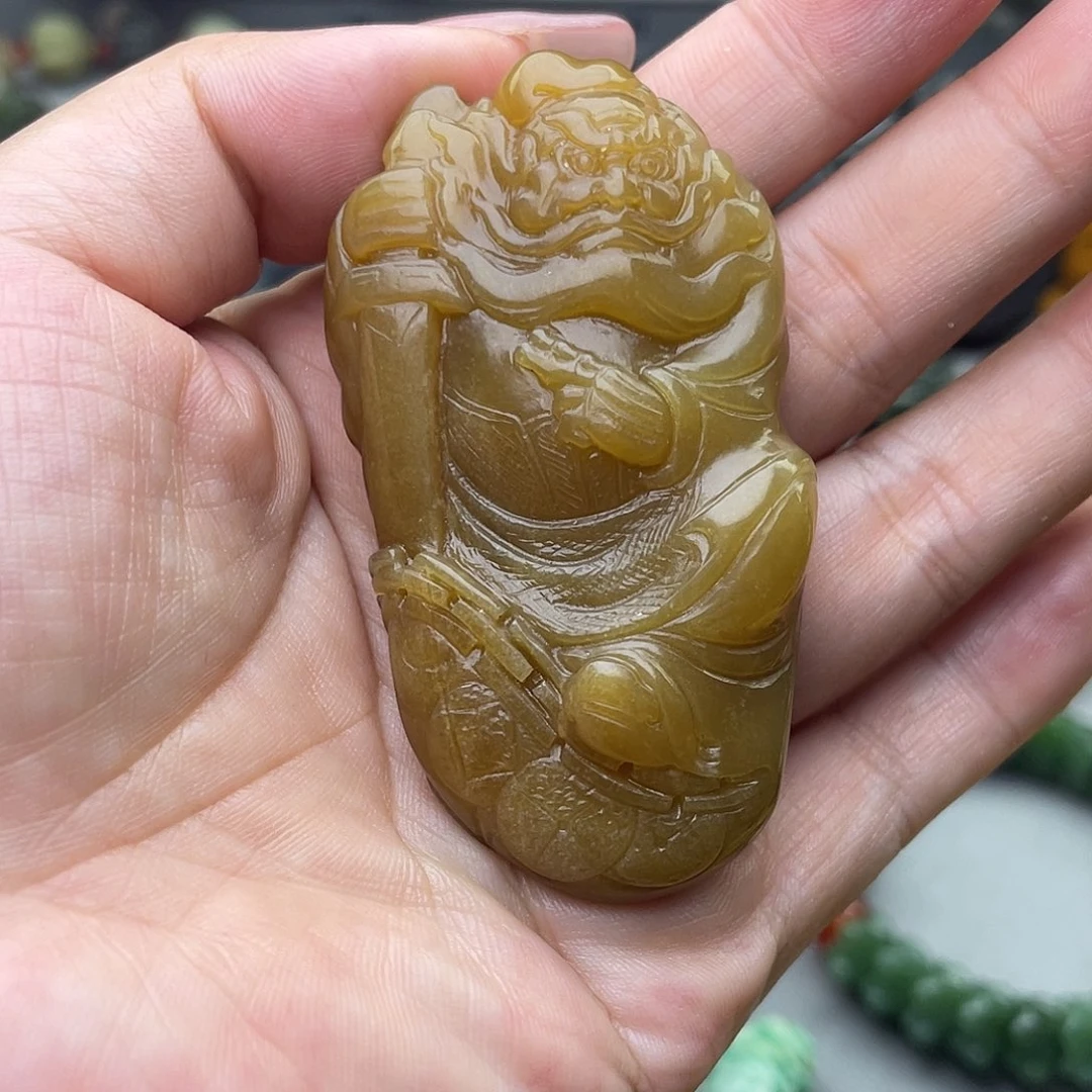 ¦***和田玉未镶嵌颈饰