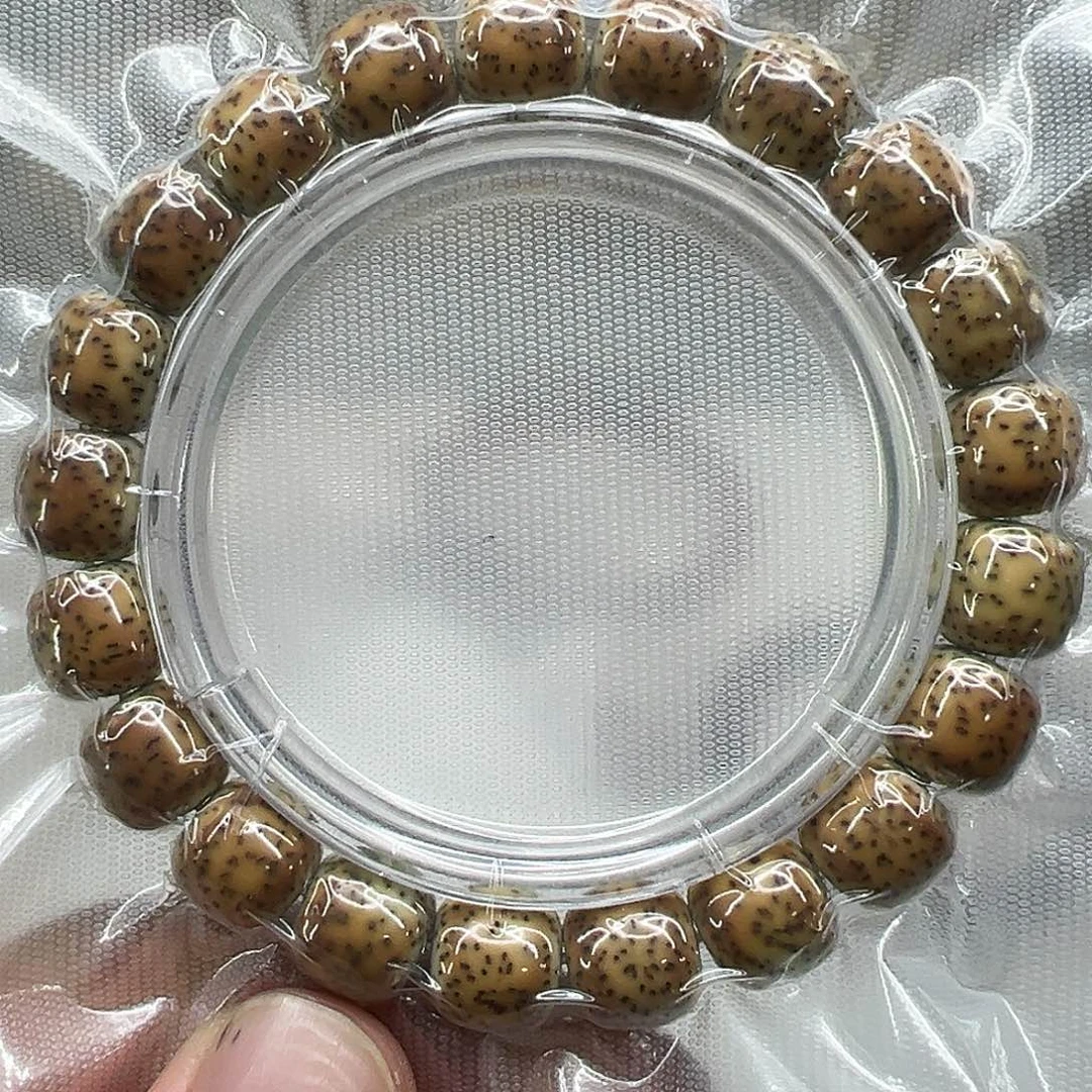 星月菩提手串171高端火烧云星月菩提单圈1.1