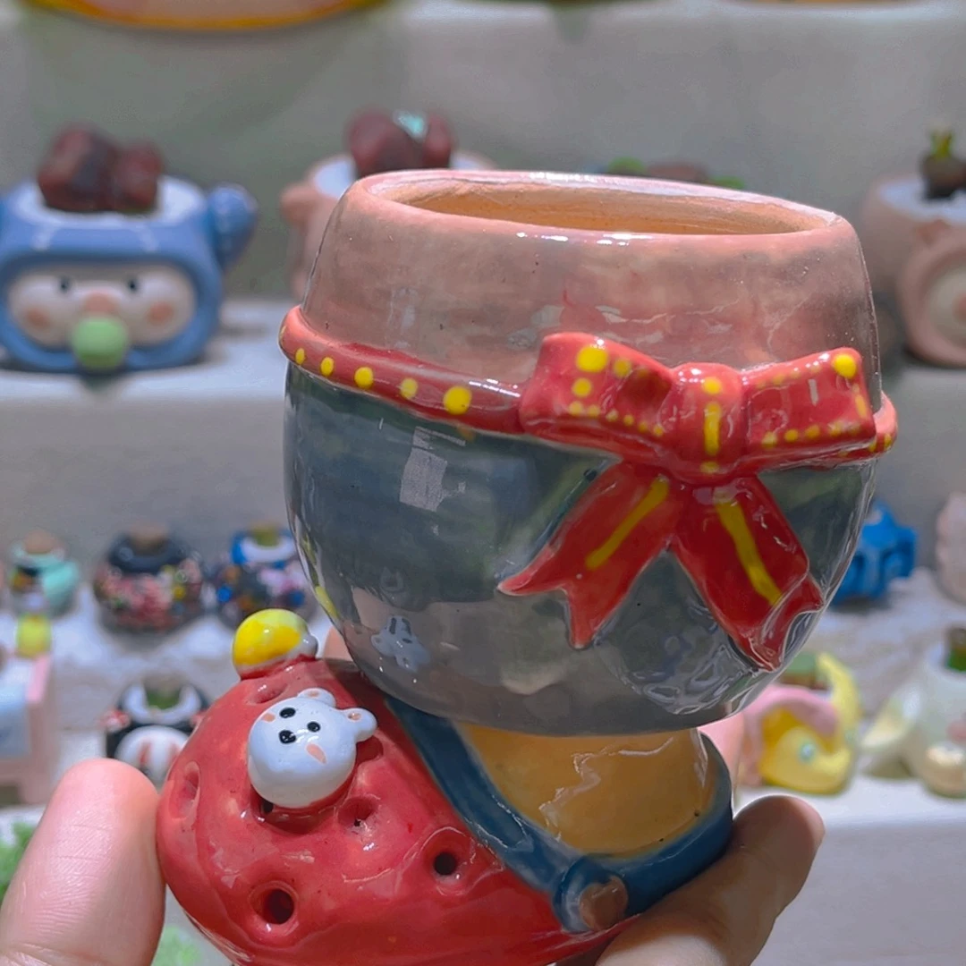 155纯手工制作重工盆盆