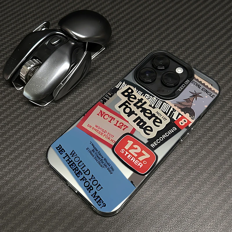 英文标签适用苹果16手机壳iPhone14ProMax套15防摔13保护12全包11