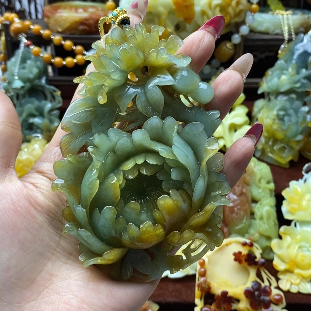 蛇纹石玉颈饰未镶嵌宁*