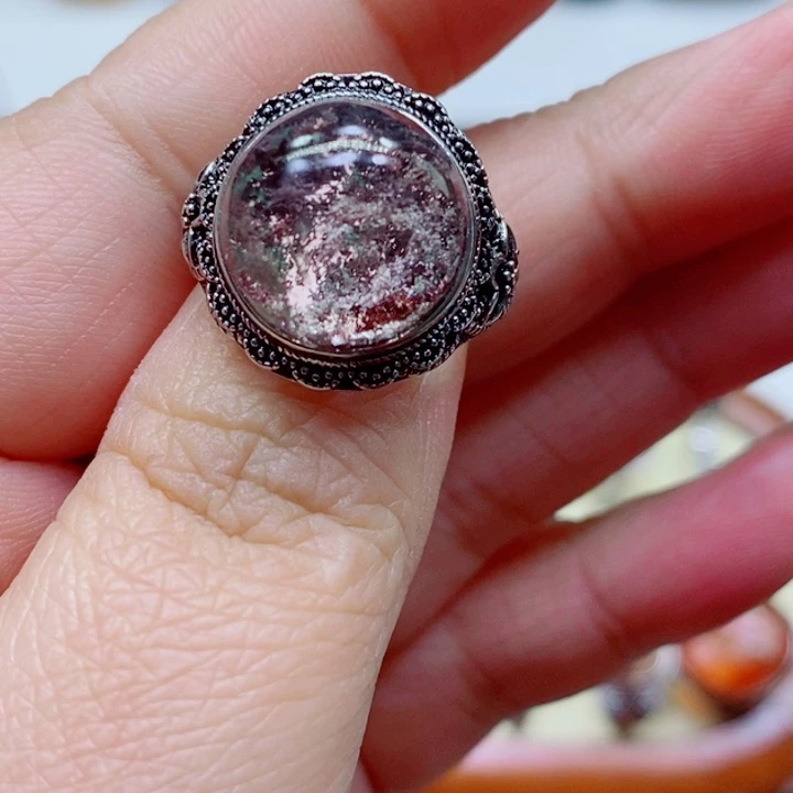 紫晶颈饰未镶嵌水晶