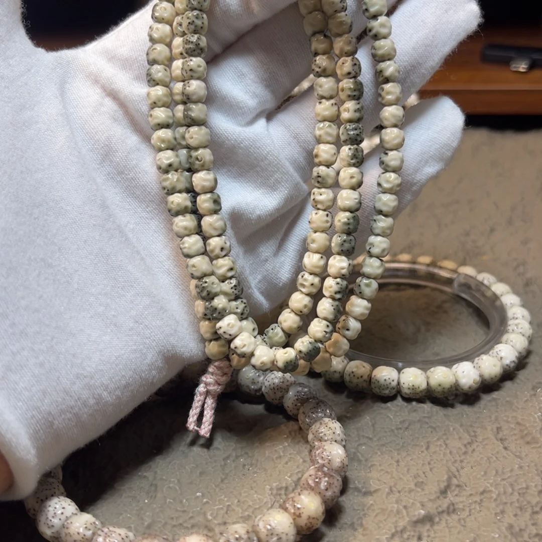 星月菩提手串小*柒非金属星月菩提定制 6改无相