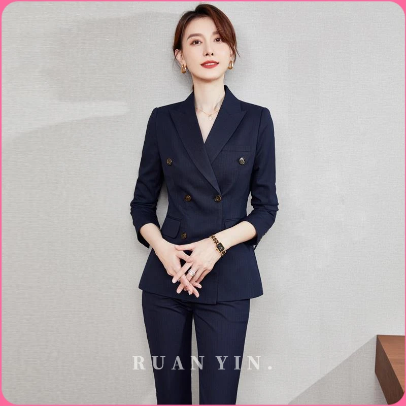 RUAN YIN西装套装女秋冬新款正装职业工作服女西服气质职场高级感