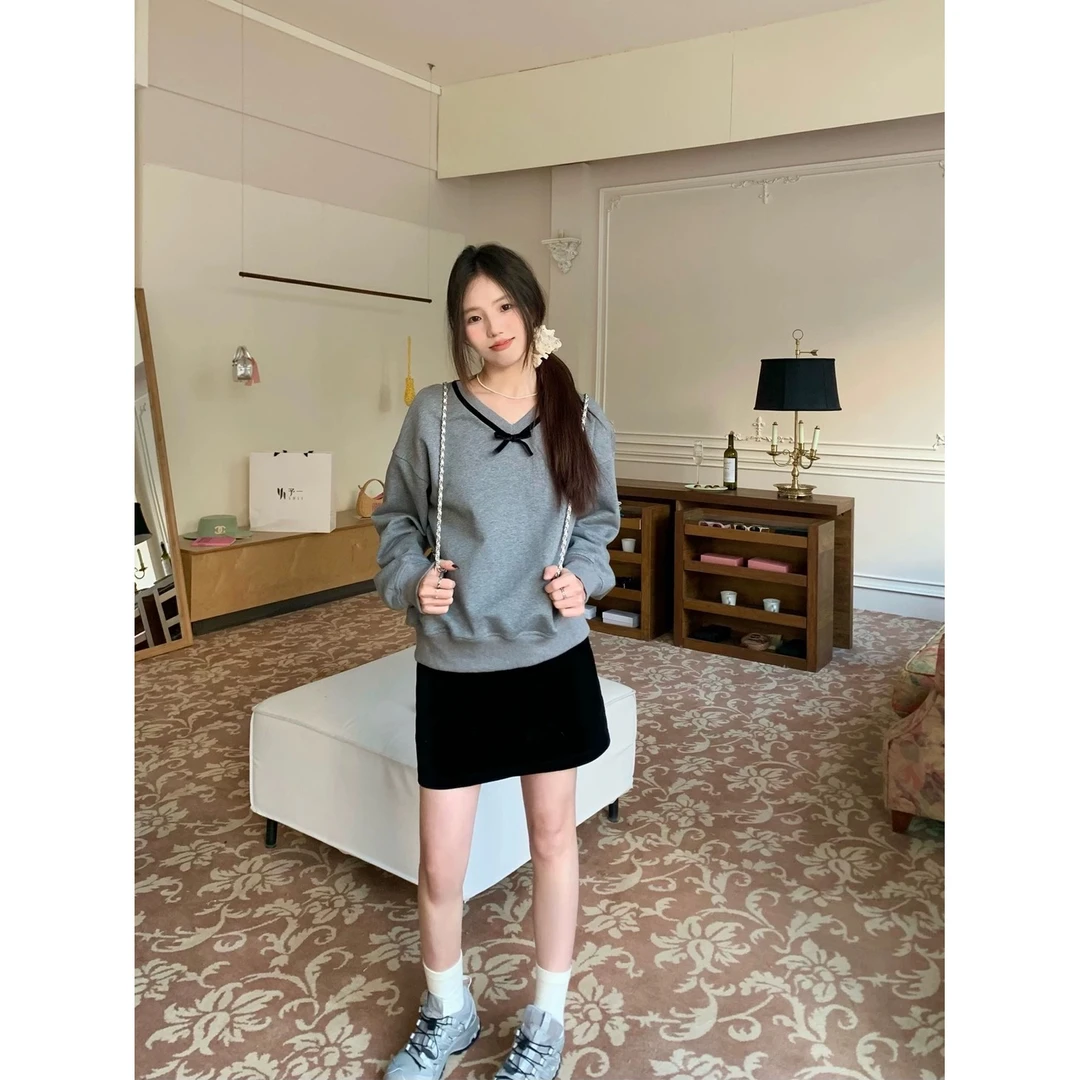 【小敏】XQ2072早秋新款简约卫衣