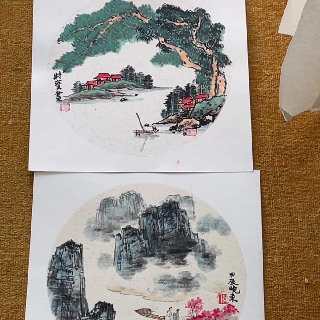 国画繁****计晓东老师作品两张555