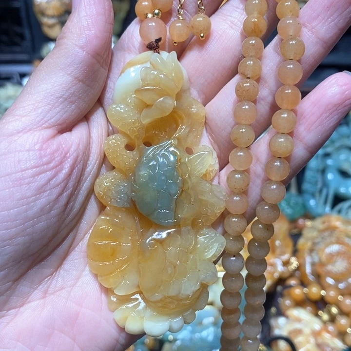 岫玉毛衣链未镶嵌