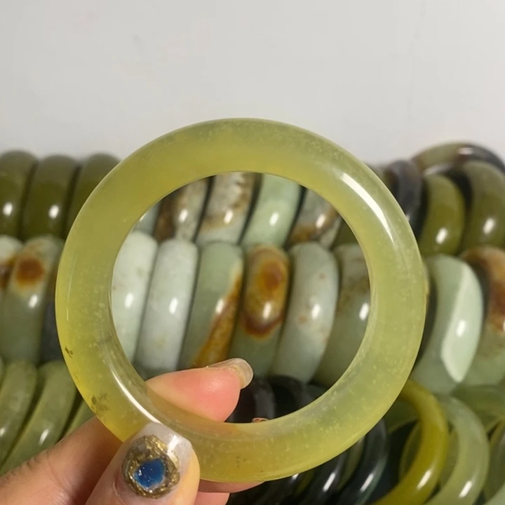蛇纹石玉合金手镯