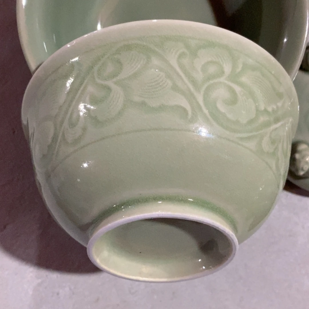 牡丹老货牡丹小碗4只湘*