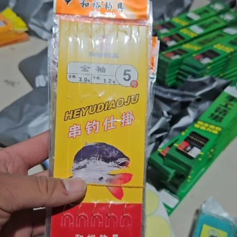 丝线串钩金袖有刺 5 号 15 板