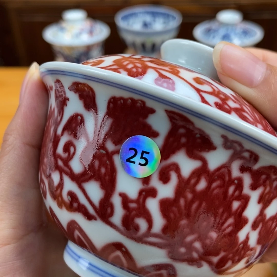 手绘现代茶具非古董