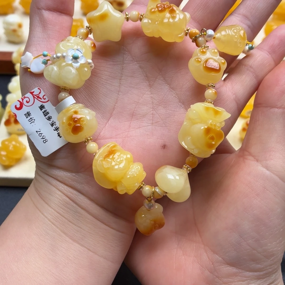 琥珀未镶嵌珠宝奇石