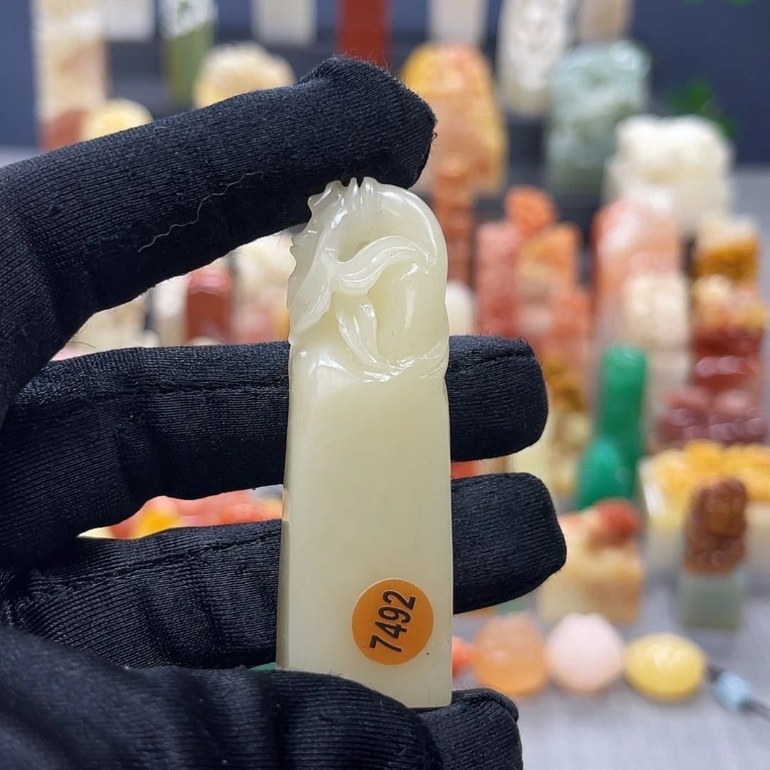 寿山石印石包邮包刻7492