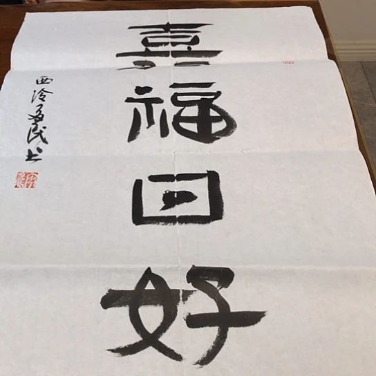 书法安多民2.8平尺作品