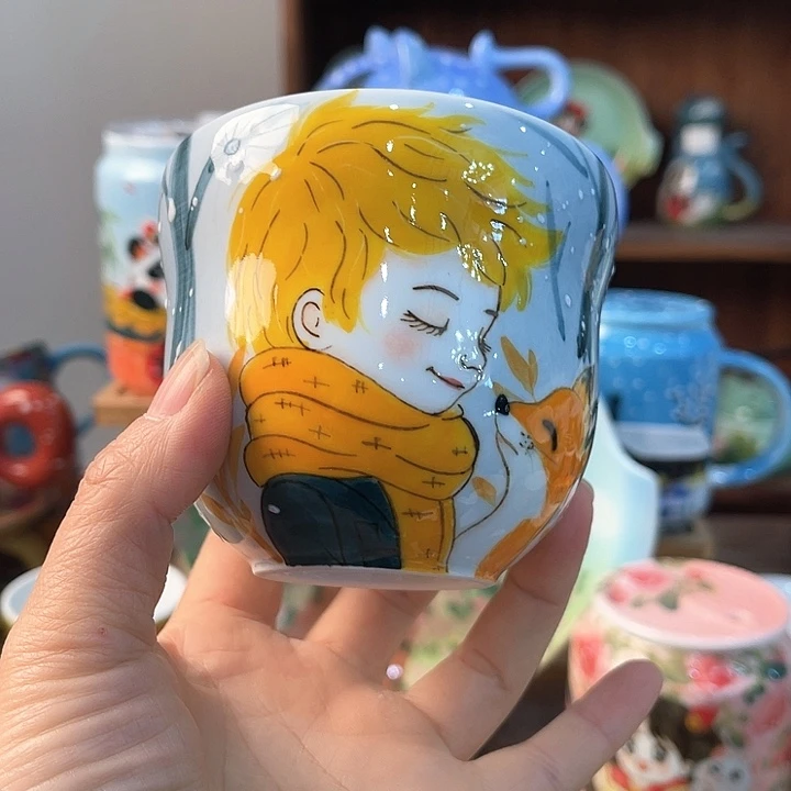 陶景德镇釉下手绘陶瓷