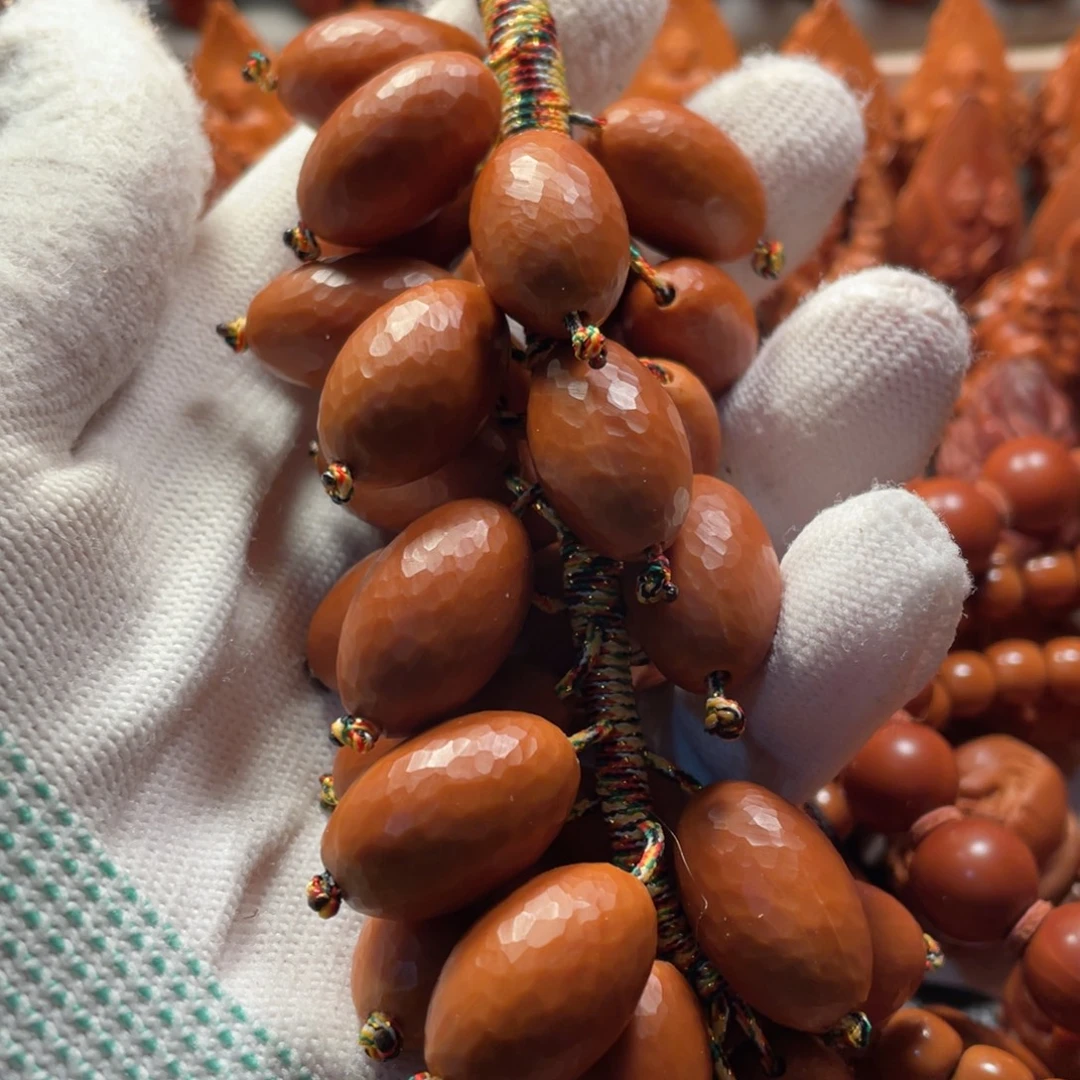 橄榄核手串/手链砖面葡萄