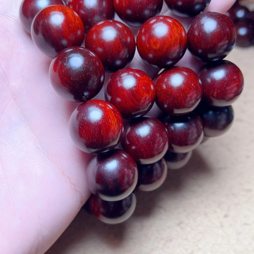 小叶紫檀手串/手链20泥料65克以上天花板金星