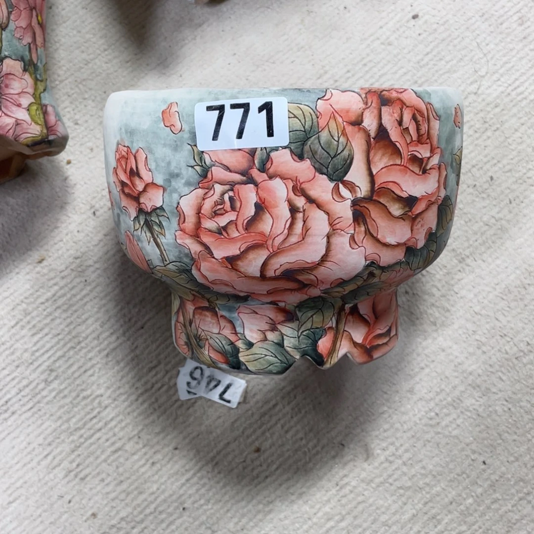 紫砂花盆丽***丽陶瓷多肉花盆精品