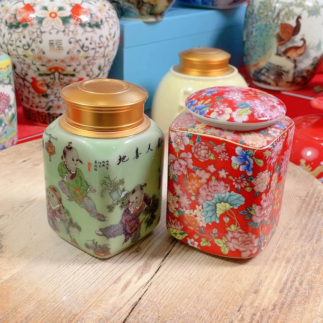 【闪购商品】罐陶瓷茶叶罐密封罐