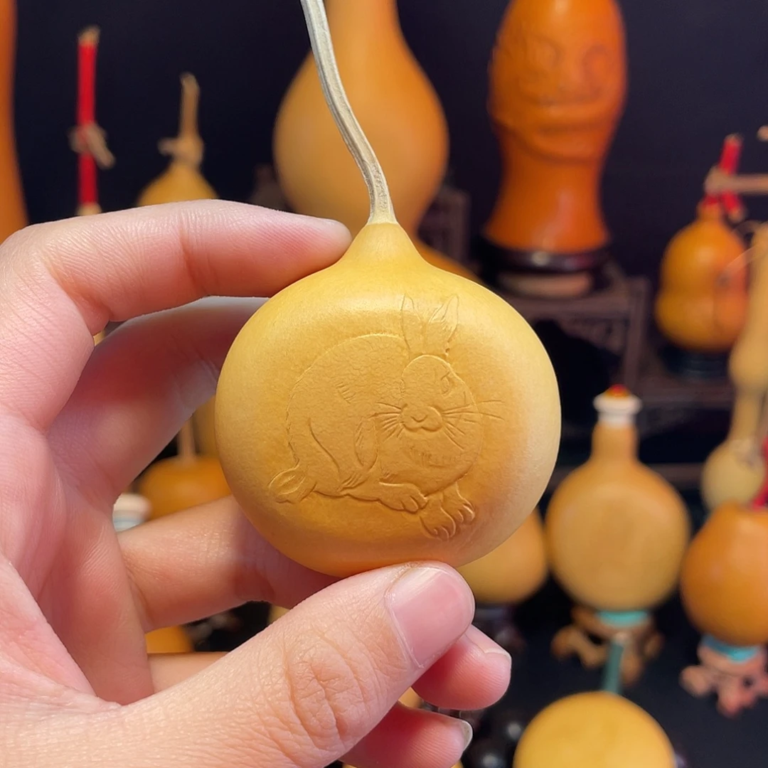 小兔子押花葫芦葫芦
