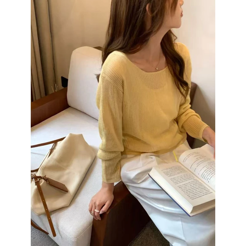 【NO退NO换】韩系慵懒风背心+罩衫两件套 6069 衣长52