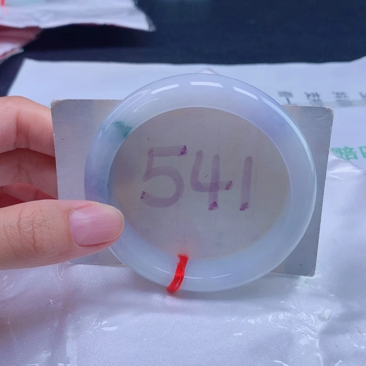 翡翠未镶嵌手镯57圈口