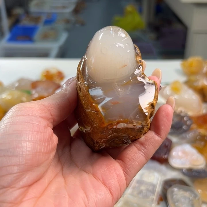 玛瑙/玉髓吊坠(不含链)未镶嵌