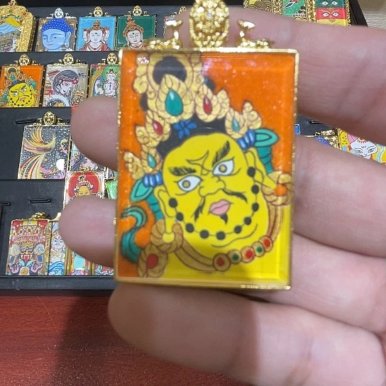 锦***程铁合金精美典雅唐卡